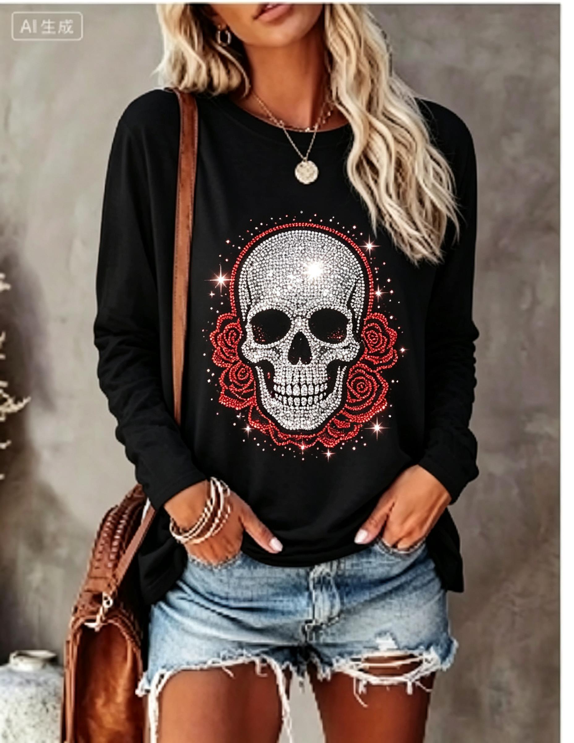 Dames T-shirt met lange mouwen - T-Shirts recensie en prijs
