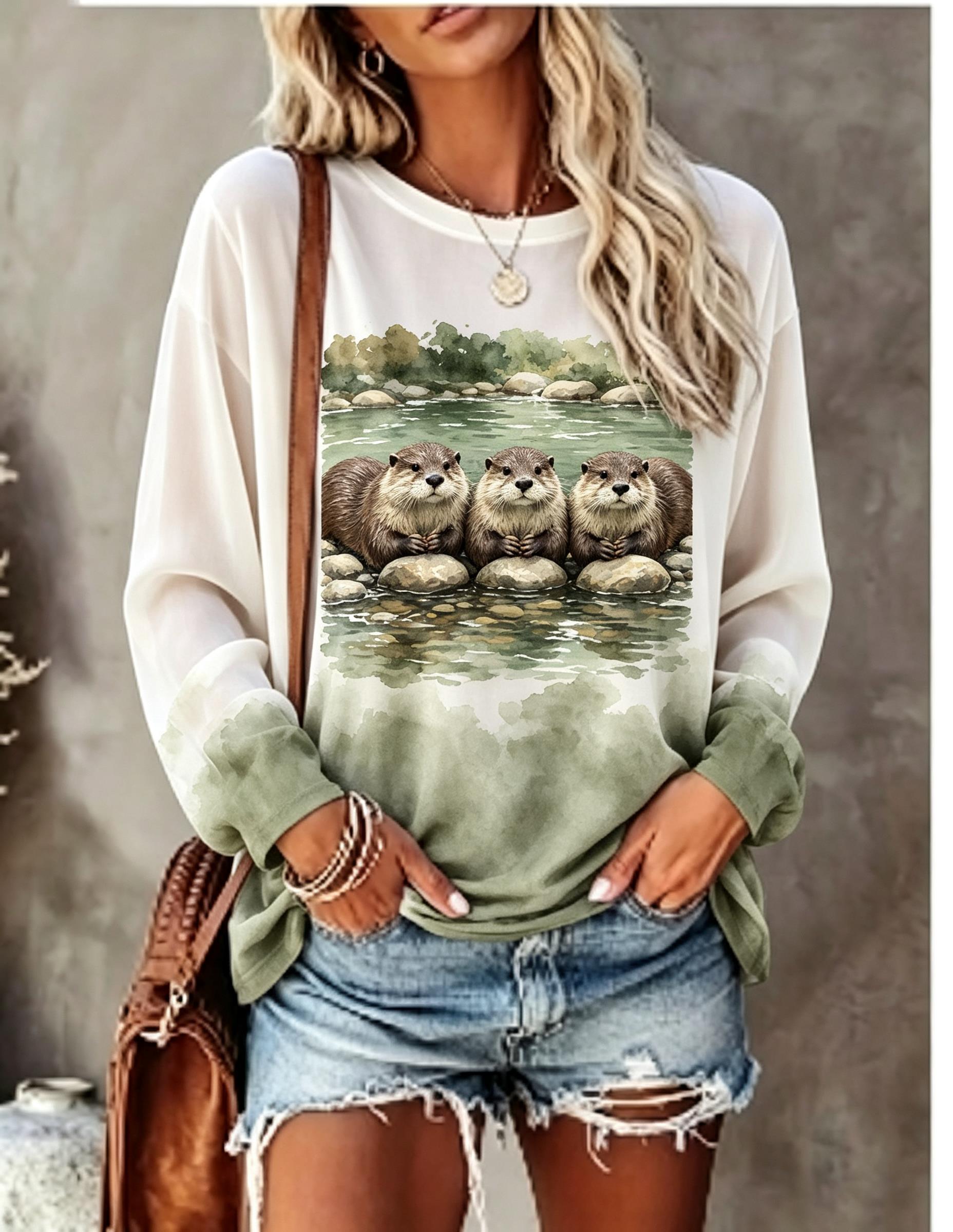 Dames T-shirt met lange mouwen - T-Shirts recensie en prijs